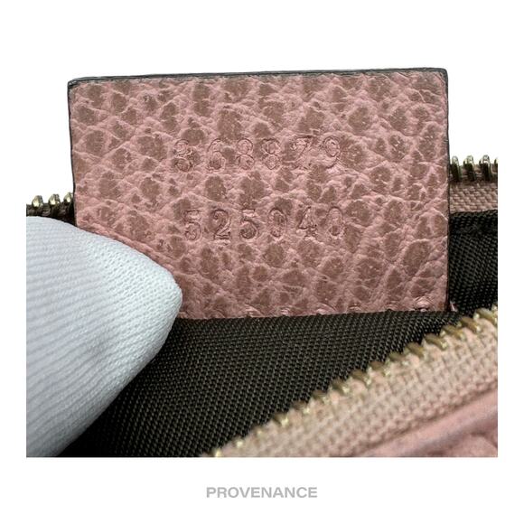 🔴 Gucci MII Key Pouch Cles - Powder Pink Tumbled Leather - Picture 7 of 7